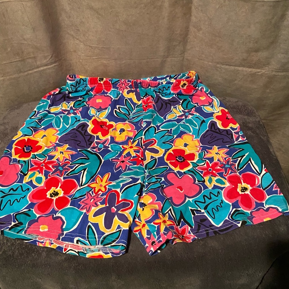 VTG 90s Hanes Her Way Floral Shorts
